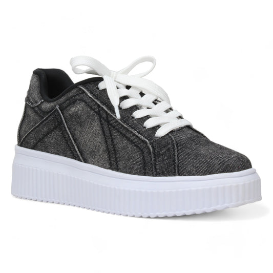 Love Rio Chuck Sneaker - Black Denim