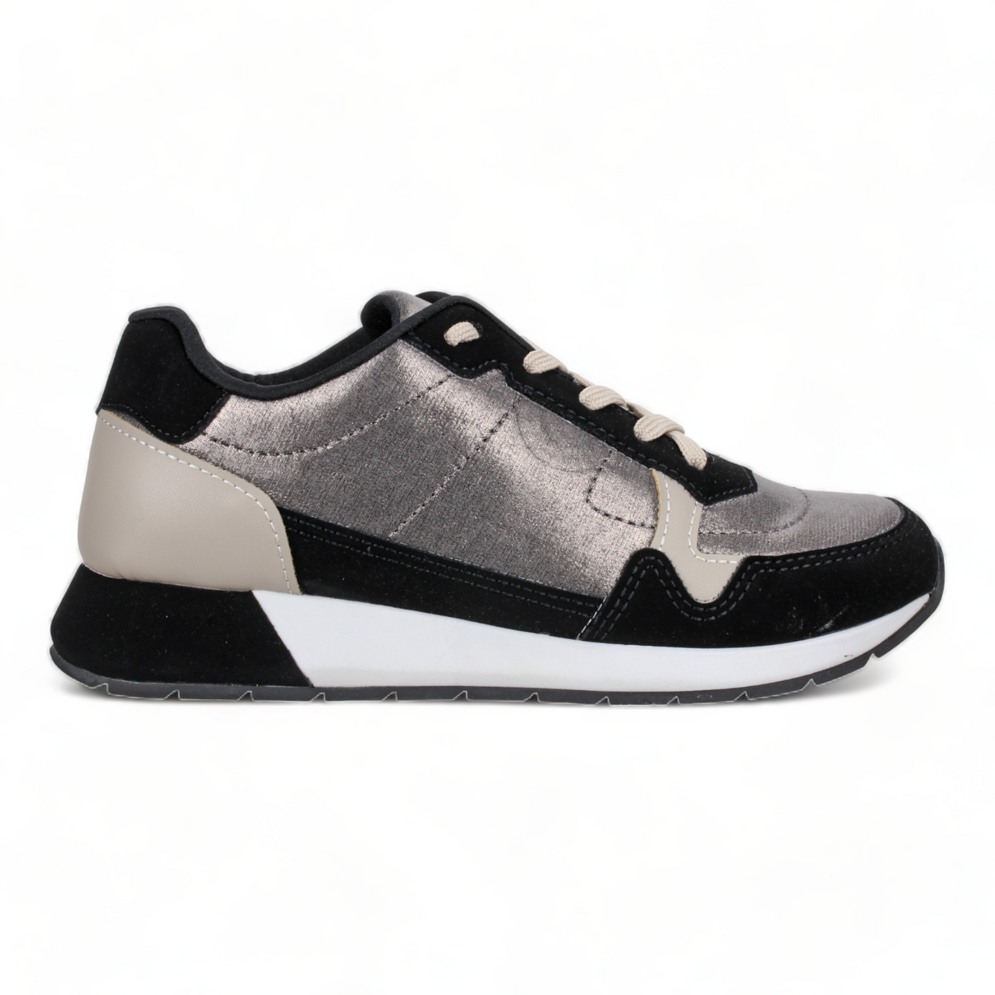 Love Rio Addison Sneakers - Black/Pewter