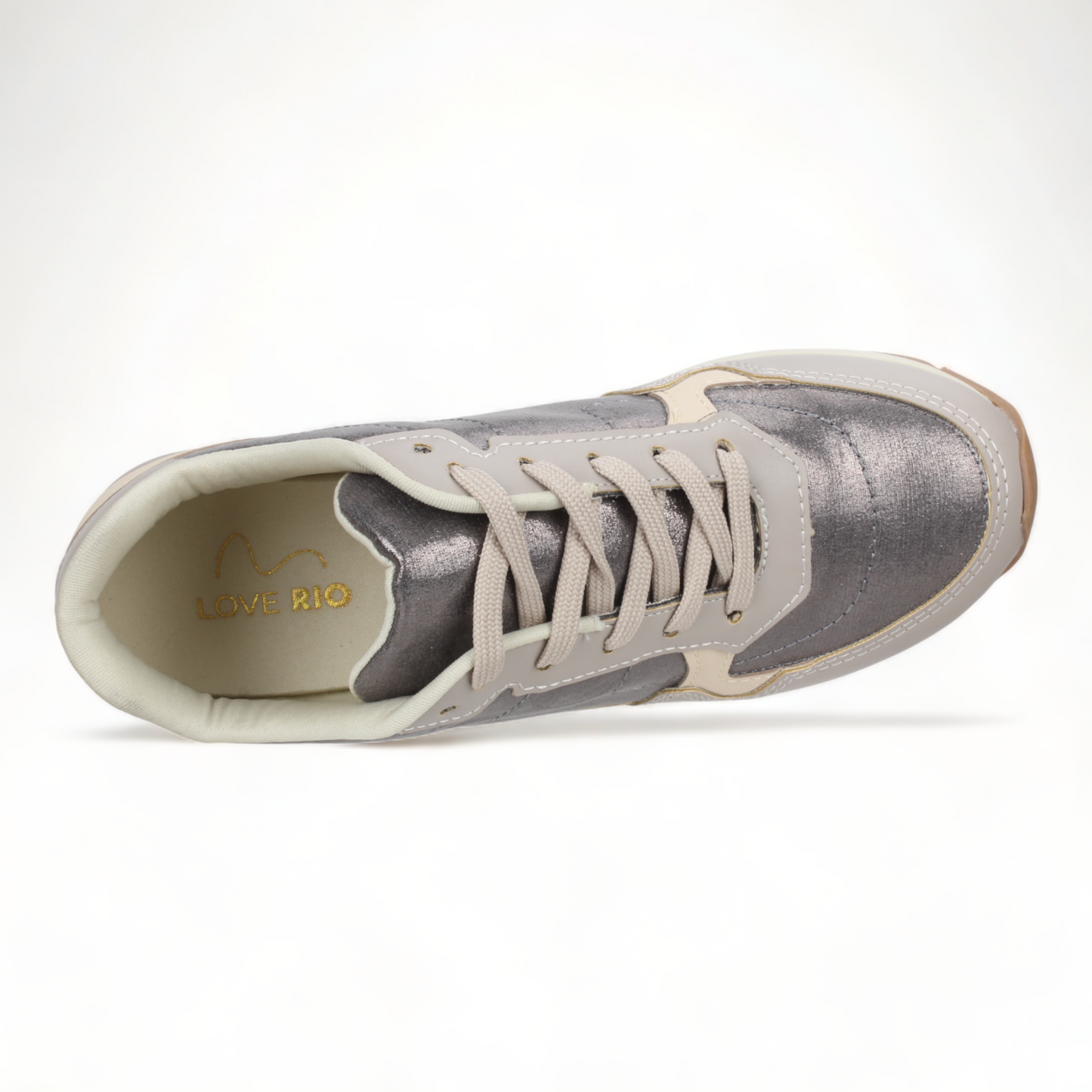 Love Rio Addison Sneakers - Grey/Pewter