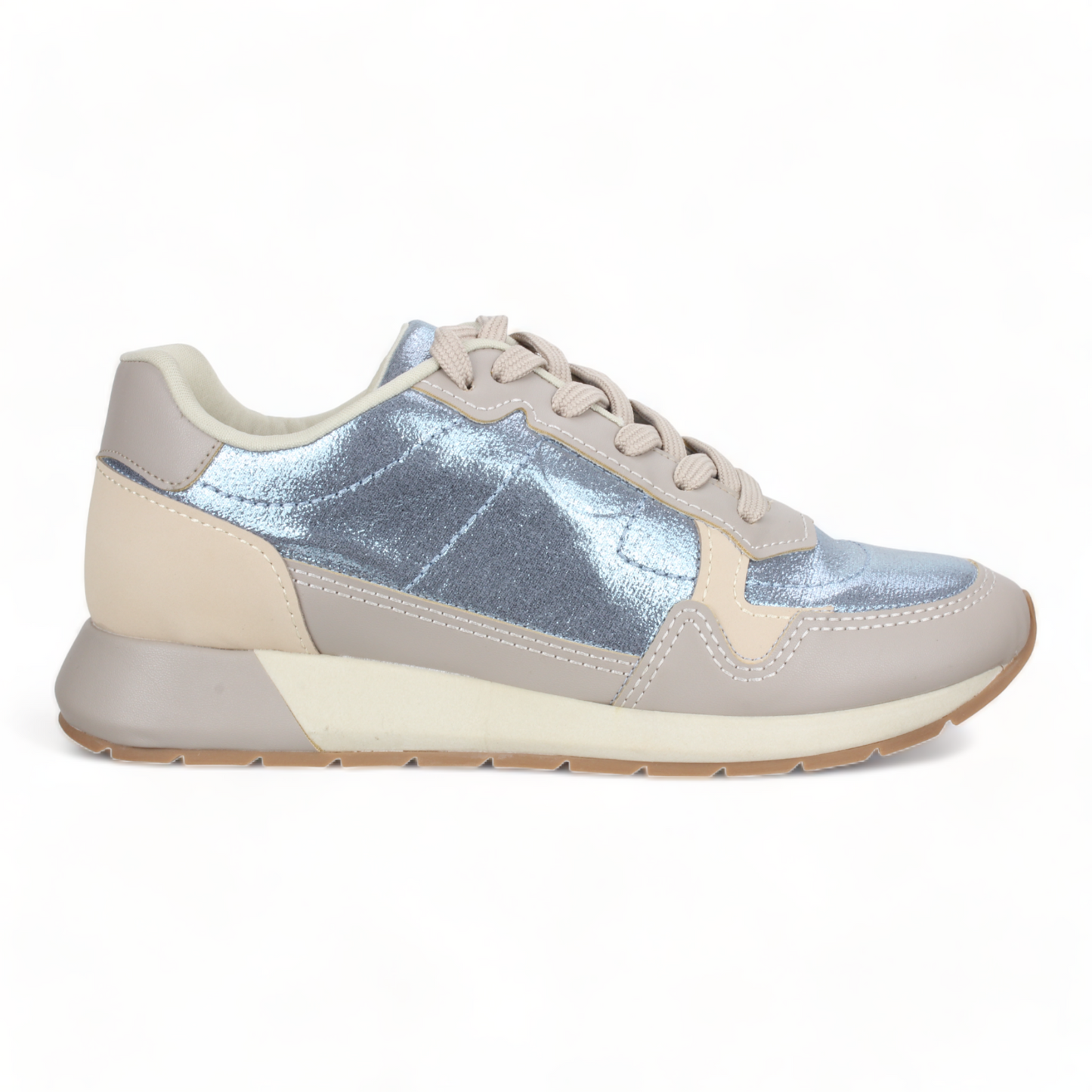 Love Rio Addison Sneakers - Taupe/Blue