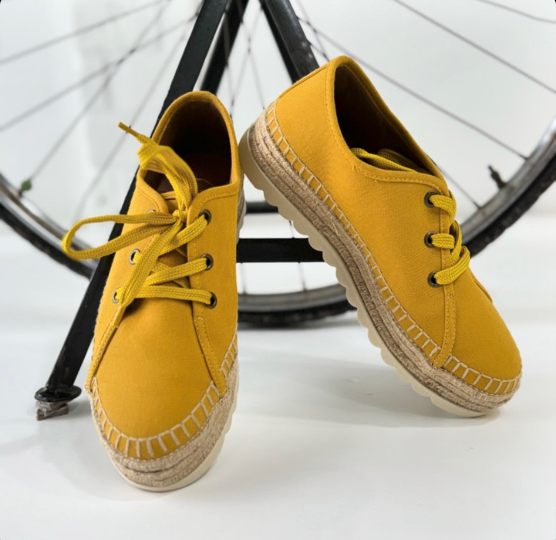 Love Rio Brenda Canvas Sneaker - Yellow