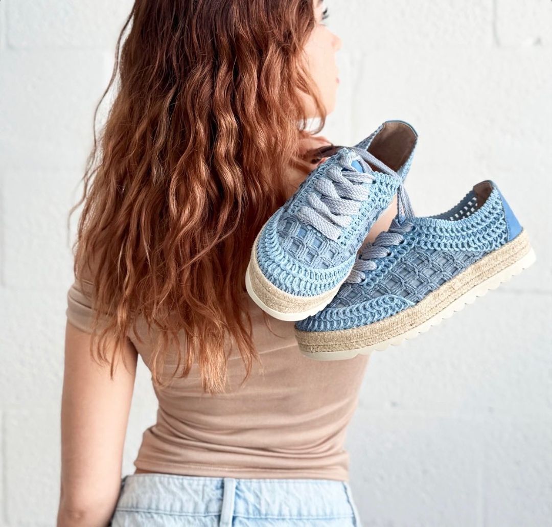 Love Rio Harmony Crochet Sneakers - Blue