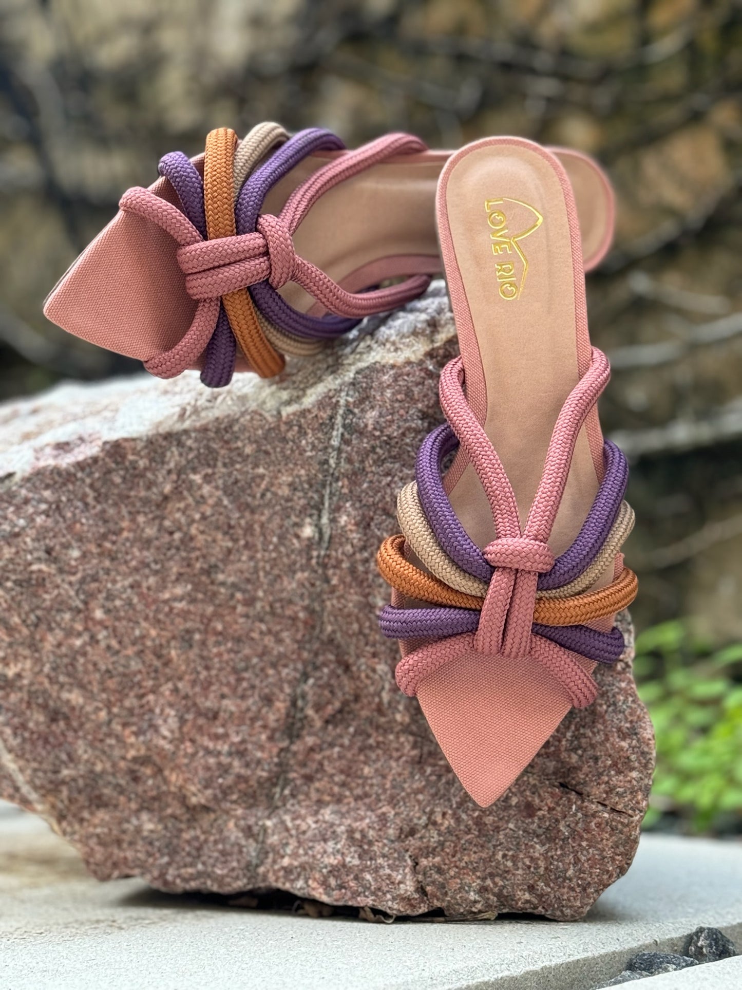 Love Rio Tracy Flat Sandal - Mauve