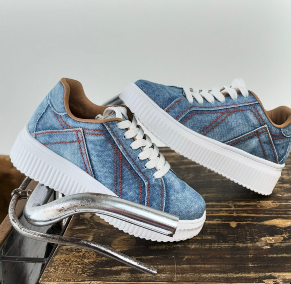 Love Rio Chuck Sneaker - Blue Denim